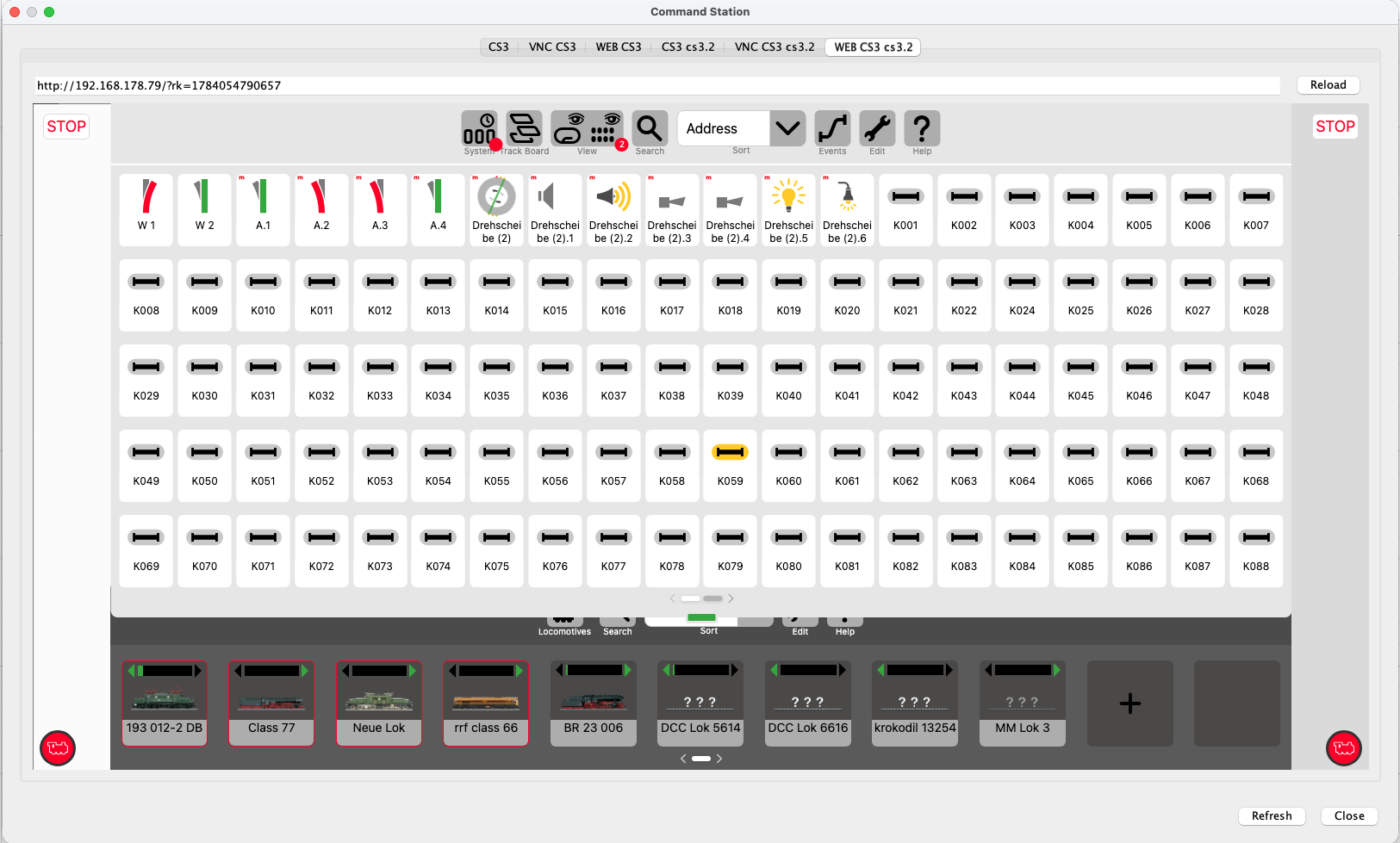A command-station web interface embedded in RailKernel