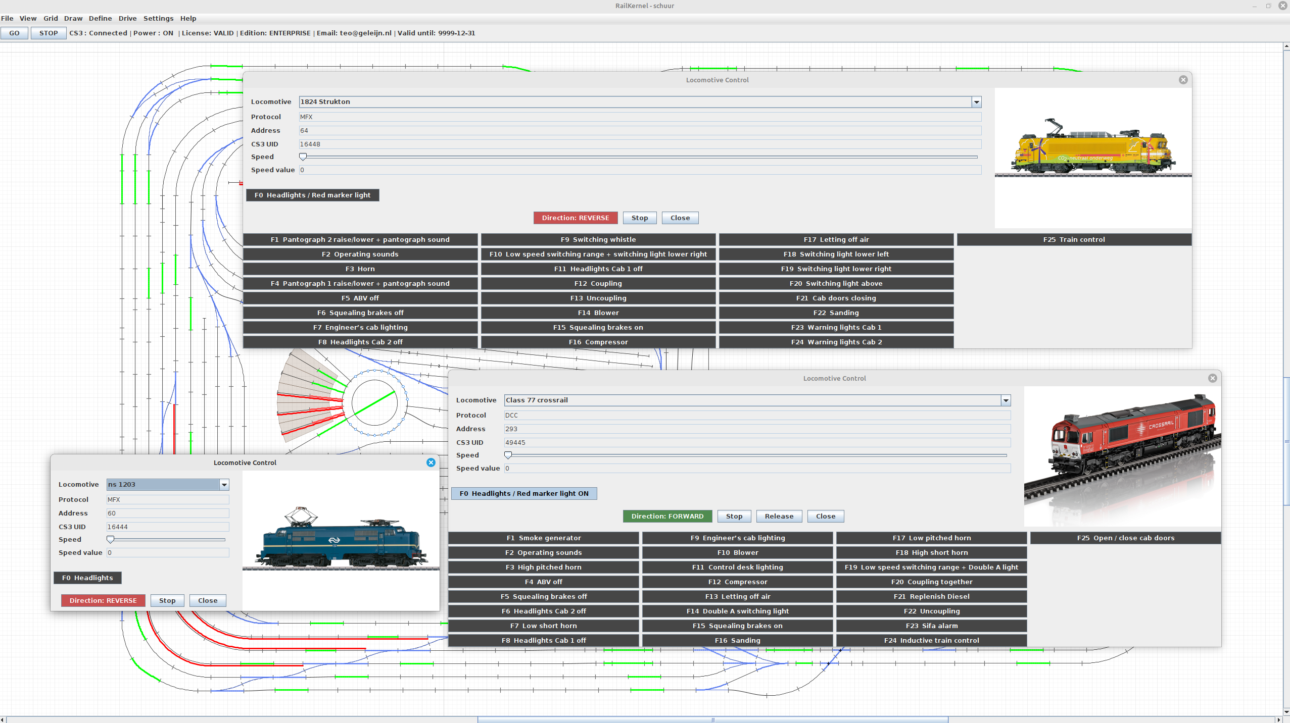 RailKernel Locomotives